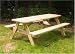 Kitchen & Housewares : Large Picnic Table Pub Bench - 8 Person - Sustainable Wood + Free Delivery
