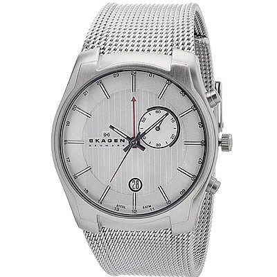 Skagen Men's 853XLSSC Stainless Steel Watch with Alarm Function Watch