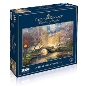 Gibsons Central Park in the Fall Jigsaw Puzzle by Thomas Kinkade (1000 pieces)