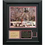 Kasey Kahne Framed 8x10 2006 Lowes Photo w/ Autographed Card and Tire