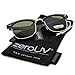 zeroUV - Vintage Half Frame Semi-Rimless Horn Rimmed Style Classic Optical RX Sunglasses