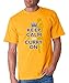 Golden State Basketball Fans. Keep Calm and Curry On. Gold T-Shirt (Adult & Youth)