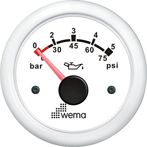 WEMA USAIPPR-WW 0-5 bar Oil Pressure Gauges
