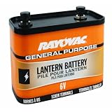 Buy Rayovac 918 Lantern Battery, 6 Volt Screw Terminals, General Purpose by Rayovac