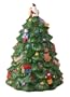 Spode Christmas Tree Figural Cookie Jar 13 inch H