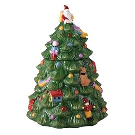 Spode Christmas Tree Figural Cookie Jar 13 inch H by Spode