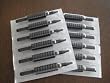 (50) X STERILIZED ASSORTED (ROUNDS/MAGS/FLATS) TUBES WITH BLACK RUBBER GRIPS 5/8
