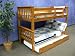 Bunk Bed Twin over Twin Mission style in Honey with Twin Trundle Bunk Bed Twin over Twin Mission style in Honey with Twin Trundle
