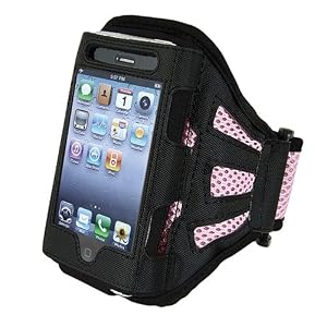 Deluxe Armband Compatible With Apple iPhone? 4 - Version iPhone? 4S - AT&T, Sprint, Version 16GB 32GB 64GB, Black Light Pink