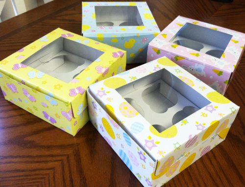 Easter 4 Cupcake Boxes, 8 Count, Assorted