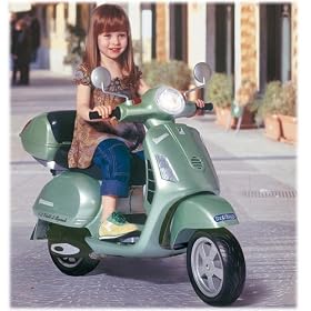Click here to buy Peg-Perego Vespa Scooter (Seafoam Green) by Peg Perego USA