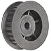 Timing Belt Pulley Lexan Polycarbonate, 3mm Pitch, 15.4mm Diameter, 4mm Bore, Double Flange, 9mm Wide Belt