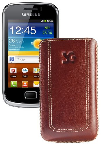 Suncase Original Tasche f&uuml;r Samsung Galaxy mini 2 S6500 braun Preisvergleich