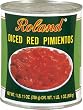 Roland Diced Peeled Red Pimientos, 28-Ounce Can (Pack of 6)