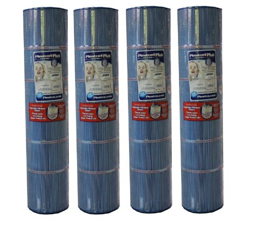 4) PLEATCO PCC130-M Pool/Spa Replacement Filter Cartridge Microban Clean&Clear