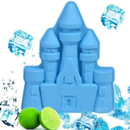 Gracelife Silicone Ice Palace Ice Cube Tray Castles Freezer Mold Maker Candy Cake Chocolate Molds for Her