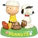 Westland Giftware Peanuts Magnetic Charlie and Snoopy Baseball in Tray Salt and Pepper Shaker Set, 4