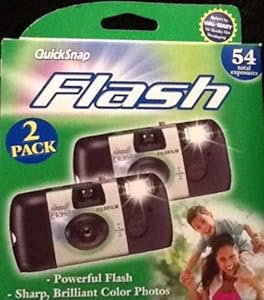 Fujifilm QuickSnap Flash 800 35mm Single Use Camera, 2pk (54 total exposures)