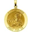 14K Yellow Gold St. Andrew Medal - 22.00mm