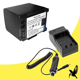 Halcyon 2200 mAH Lithium Ion Replacement Battery and Charger Kit for Canon VIXIA HFS21 Full HD Digital Camcorder and Canon BP-819