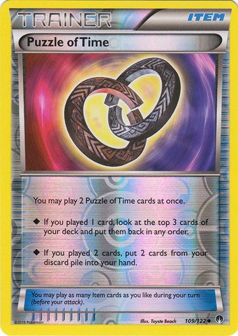 Pokemon - Puzzle of Time (109/122) - XY BREAKPoint - Reverse Holo