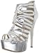 Chinese Laundry Women's Two Stops Platform Sandal,Silver,10 M US