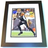 Andy Dalton Autographed Cincinnati Bengals 8x10 Photo BLACK CUSTOM FRAMED