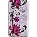 HR Wireless Design Case for LG Optimus Zone - Retail Packaging - Purple Lily