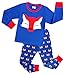 Big boys Pajamas Fox Girls Cotton 2 Piece Sleepwear Kids Children Clothes Sets