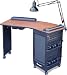 Dina Meri 390 Boomerang Manicure Table Cherry