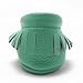 Sayoyo Baby Light Green Tassels Soft Sole Leather Baby Shoes Baby Moccasins (3-6 months, Light green)