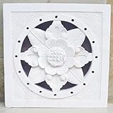 ストーンレリーフ・花の紋章１