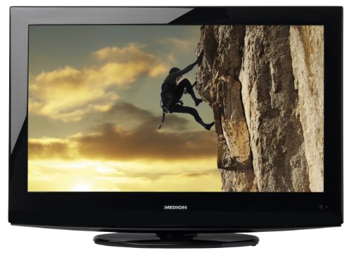 Medion Life P12085 54,6 cm (21,5 Zoll) LCD-Fernseher, Energieeffizienzklasse C (Full-HD, DVB-T Tuner, DVD-Player) schwarz