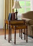 Coaster 901077 2-Piece Nesting Set Oak