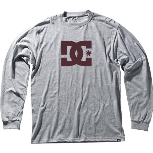 DC Shoes Herren Sweatshirt Star Long Sleeve, heather grey port royal, L, D051210003 Preisvergleich