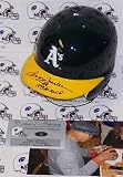 Reggie Jackson Autographed/Hand Signed Oakland A's Mini Helmet