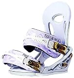 Flux Distortion 09 Men's Hard Snowboard Bindings - White Snake
