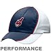 Cleveland Indians Hats : Nike Cleveland Indians Ladies White-Navy Blue MLB NikeFIT Adjustable Performance Hat