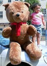 GIANT 68" JUMBO BIG PLUSH MEDIUM BROWN COLOR CLASSIC STUFFED ANIMAL TEDDY BEAR GIANT STUFFED ANIMAL GIFT - AMERICAN MADE IN THE USA AMERICA