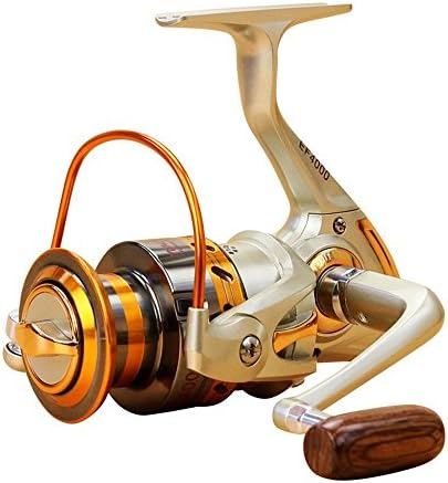Yumoshi Spinning Fishing Reel High Speed Bearing Left/right Interchangeable Quiet Durable Collapsible Ultralight Smooth Drag Spin Cast Reel Saltwater Freshwater