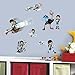 RoomMates RMK3006SCS Miles from Tomorrowland Peel & Stick Wall Decals, 21 Count