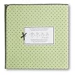 SwaddleDesigns Ultimate Receiving Blanket - Lime with Brown Dots