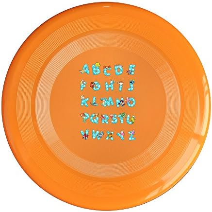 EVALY Ocean Alphabet Poster 150 Gram Ultimate Sport Disc Frisbee Orange