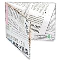 Newsprint Tyvek Mighty Wallet - 8x10 cm