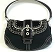 Coach Soho Mini Signature Stitched Flap Bag Purse 11517