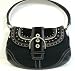 Coach Soho Hobo Signature Stitched Flap Purse Handbag - 100% GENUINE COACH