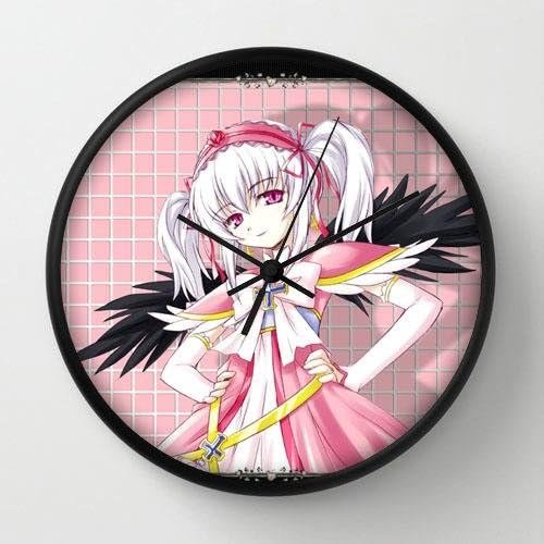 New Personality Design Attractive Cartoon Wall Decor Clock Custom Rozen Maiden Hd Wallpapers(10) Black Frames Wall Clock Modern Design Watch Wall 10" Diameter Stylish Wall Clocks