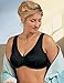 Glamorise Women's Complete Comfort Front Close Leisure Bra, Black, 42DD/F
