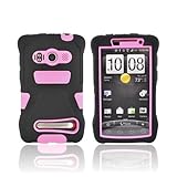 BLACK PINK Trident Kraken Hard/Silicone Case For HTC EVO 4G