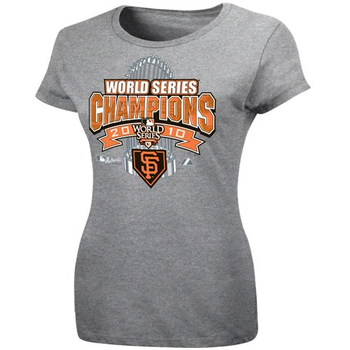 San Francisco Giants Women's 2010 World Series Champions Locker Room T-Shirt